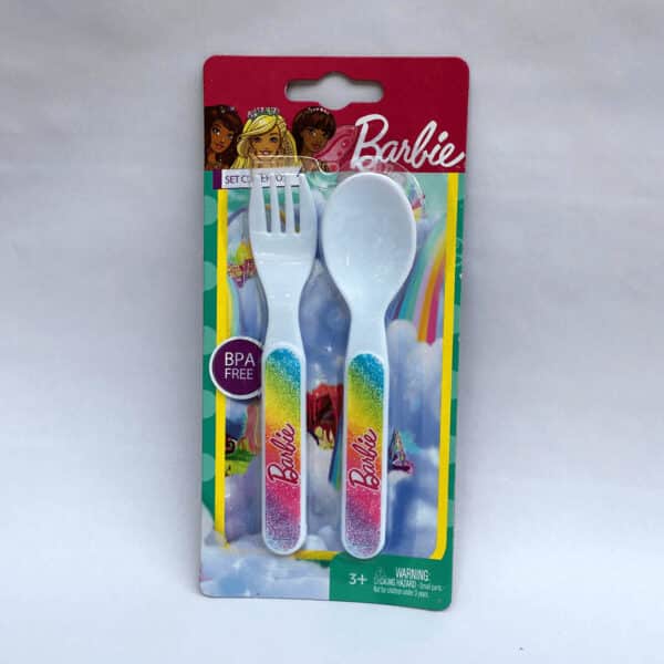Set de cubiertos Barbie