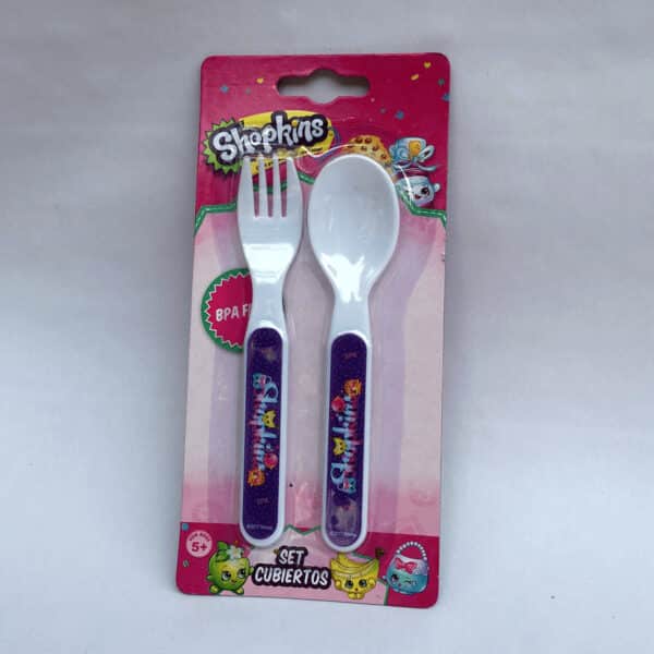 Set de cubiertos Shopkins