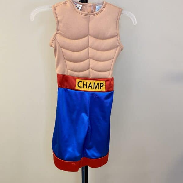 Disfraz Luchador con pectorales, talla 3-4 (3-4 años)