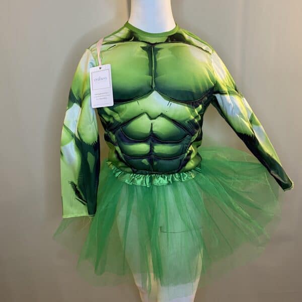 Tutú Hulk, talla 6 (5-6 años)