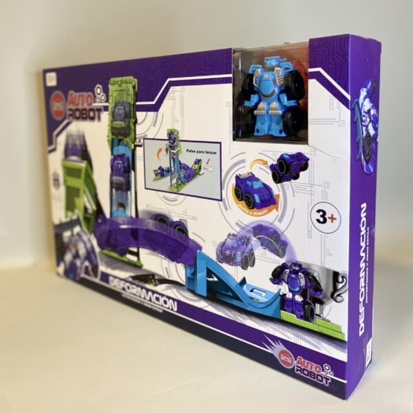 Set 2 Robot Auto Trasformabili A Collisione - Giocattoli Che Si Deformano Da Soli, Regalo Per Bambini - 5