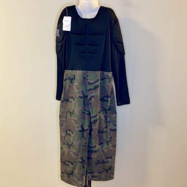Disfraz US Army con músculos infantil, talla 8 (7-8 años)