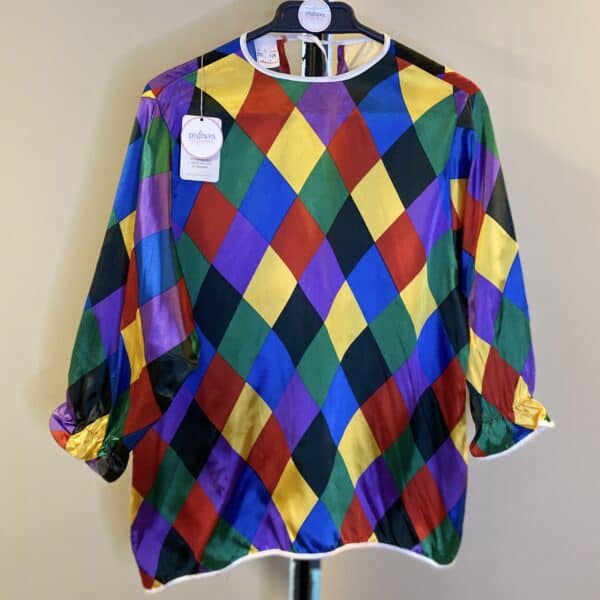 Polera payaso, talla 14 (13-16 años)