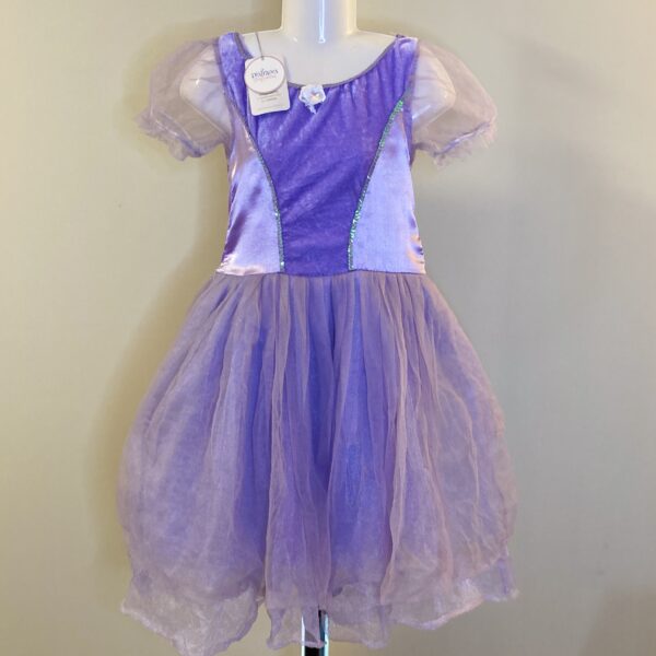 Disfraz Princesa Púrpura, talla 6 (5-6 años)